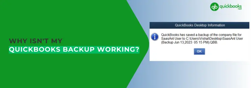 QuickBooks Automatic Backup Not Working