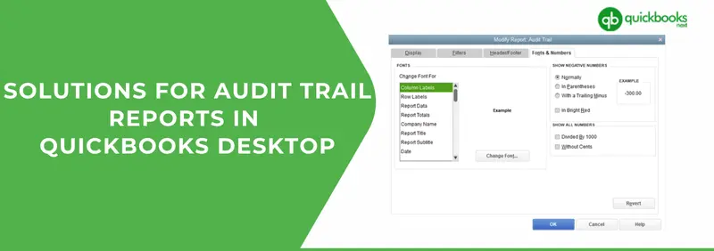 Audit Trail Reports in QuickBooks Desktop