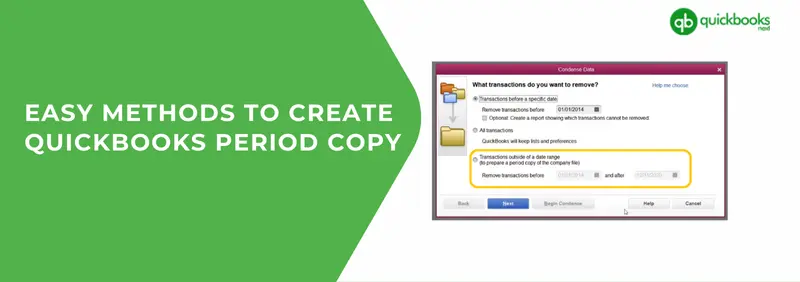 create QuickBooks period copy